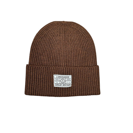 Oversized Rib Beanie - Coffee