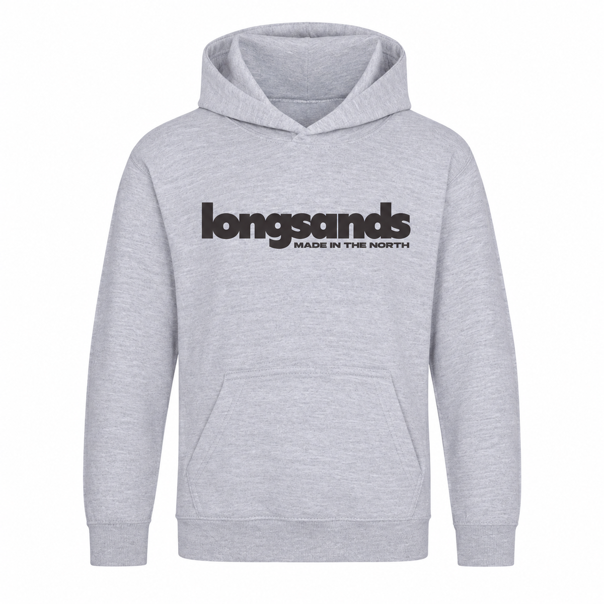 Essential Kids Hoody - Heather Grey