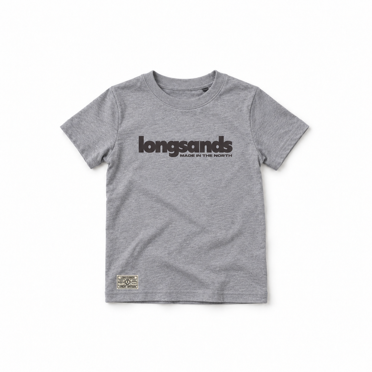 Essential Kids Tee - Heather Grey