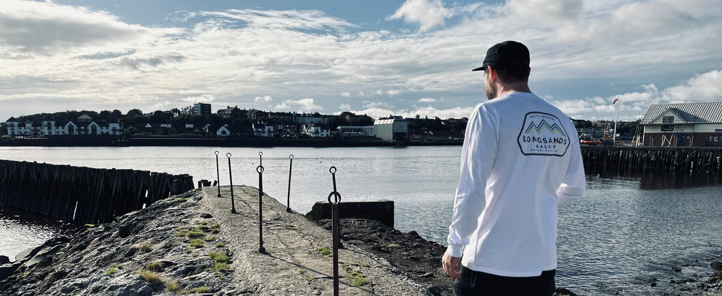 Massif Eco-Longsleeve - White