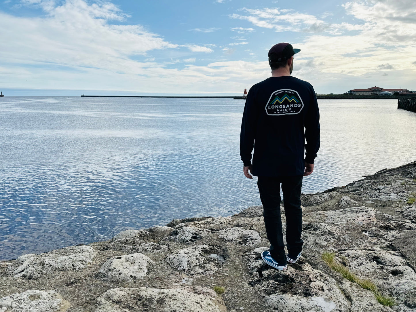 Massif Eco-Longsleeve - Navy
