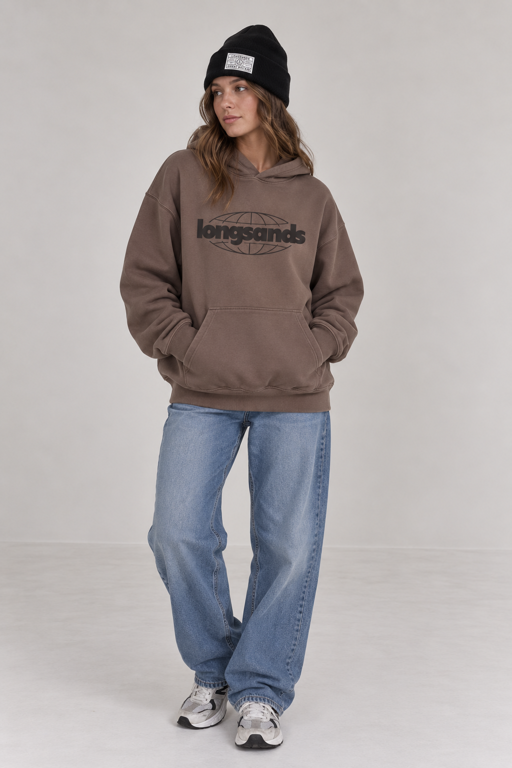 Rust Relaxed Vintage Eco-Hood - Mocha