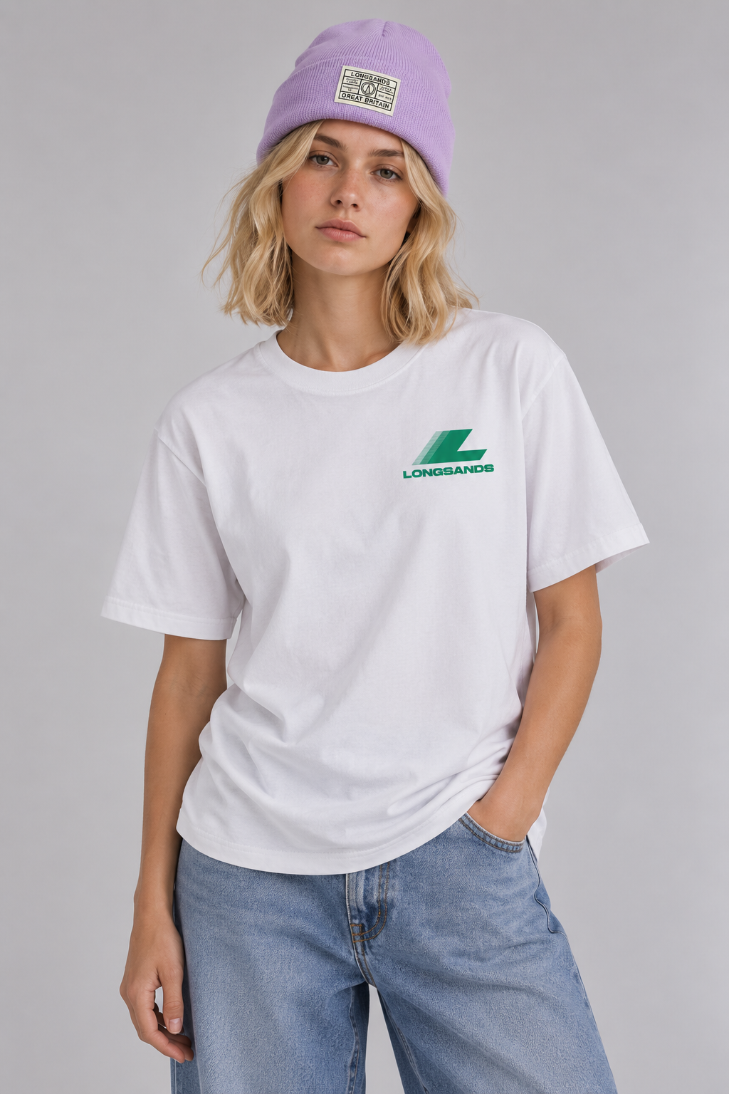 Sporty Alt Tee - White