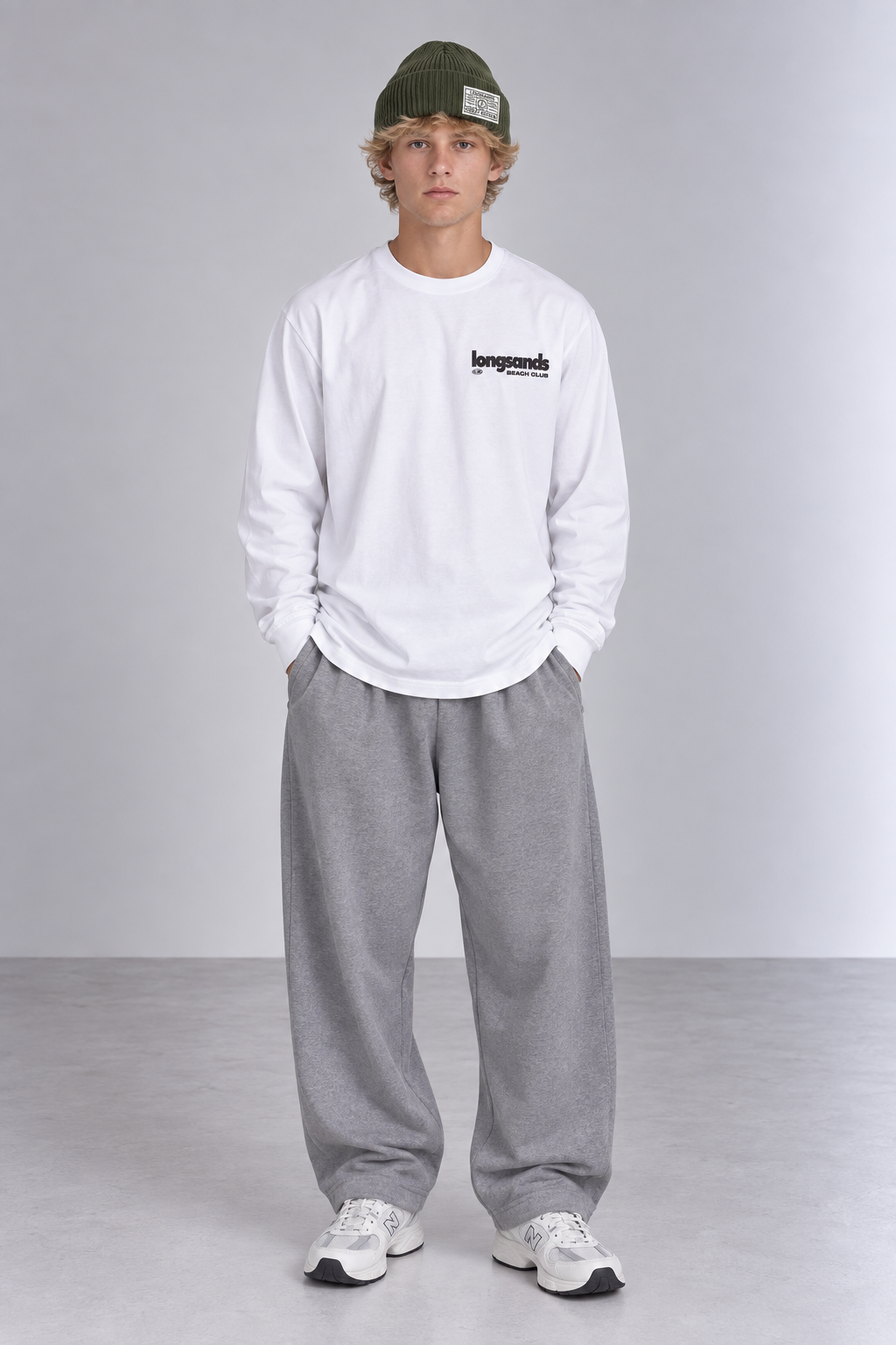Wave Eco-Longsleeve - White