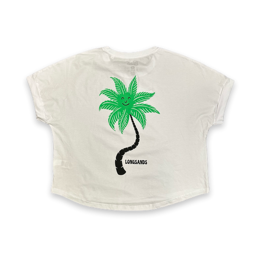 Women's Happy - Eco Tee - White