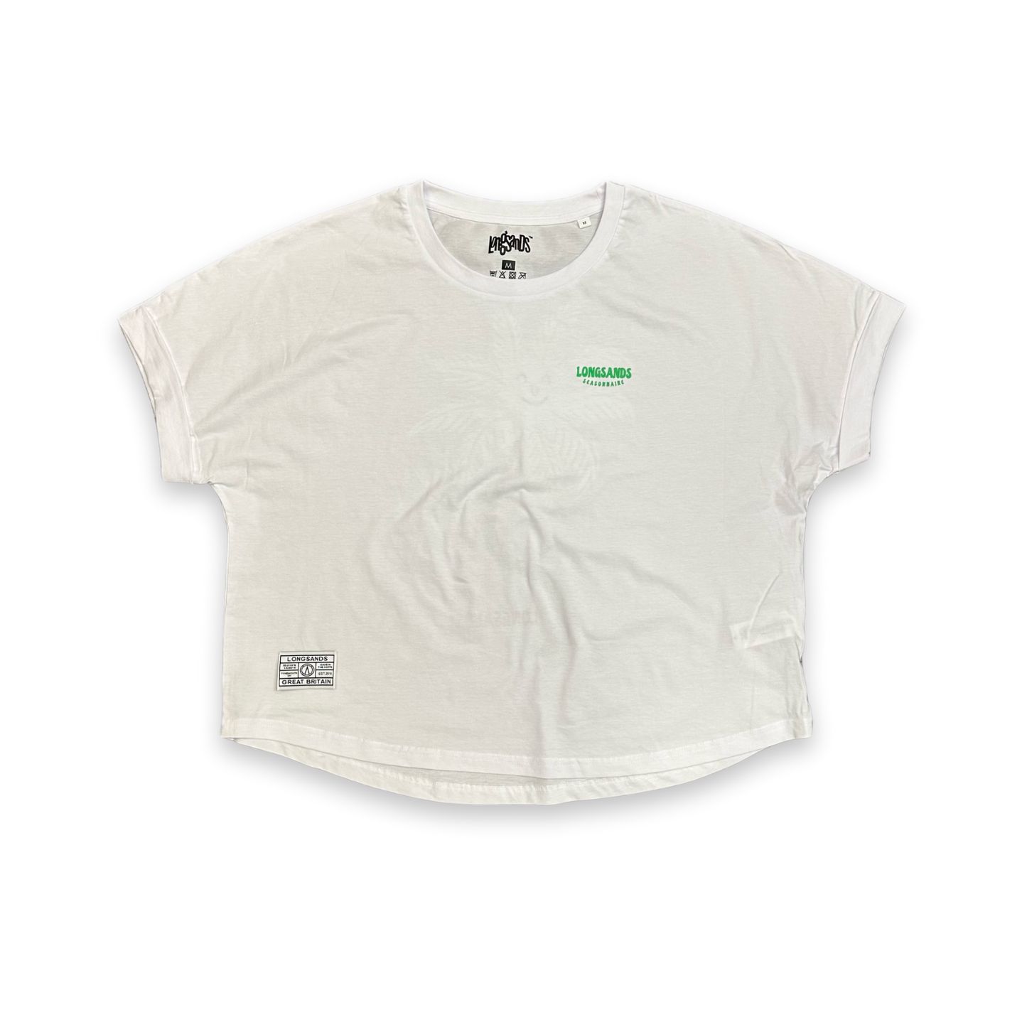Women's Happy - Eco Tee - White