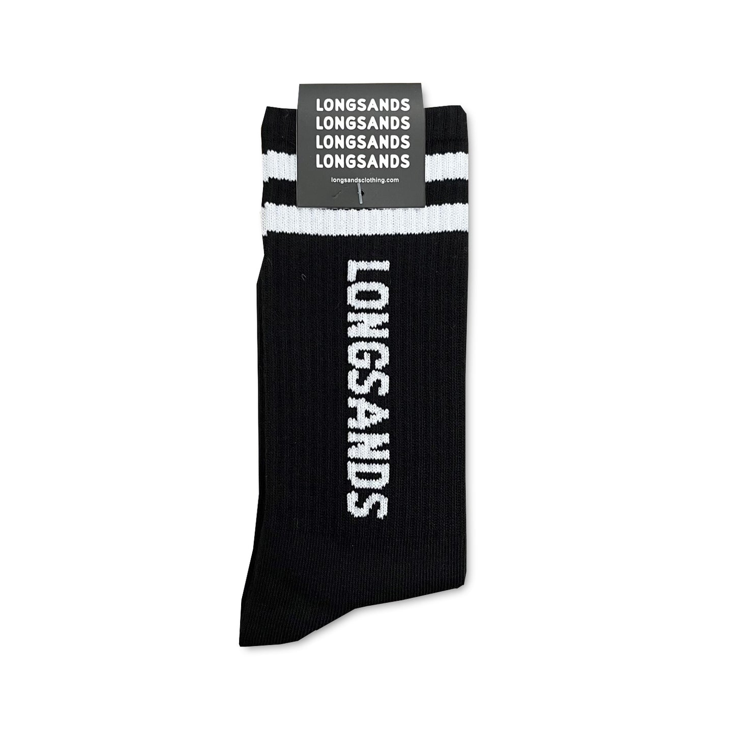 Longsands Block Socks - Black