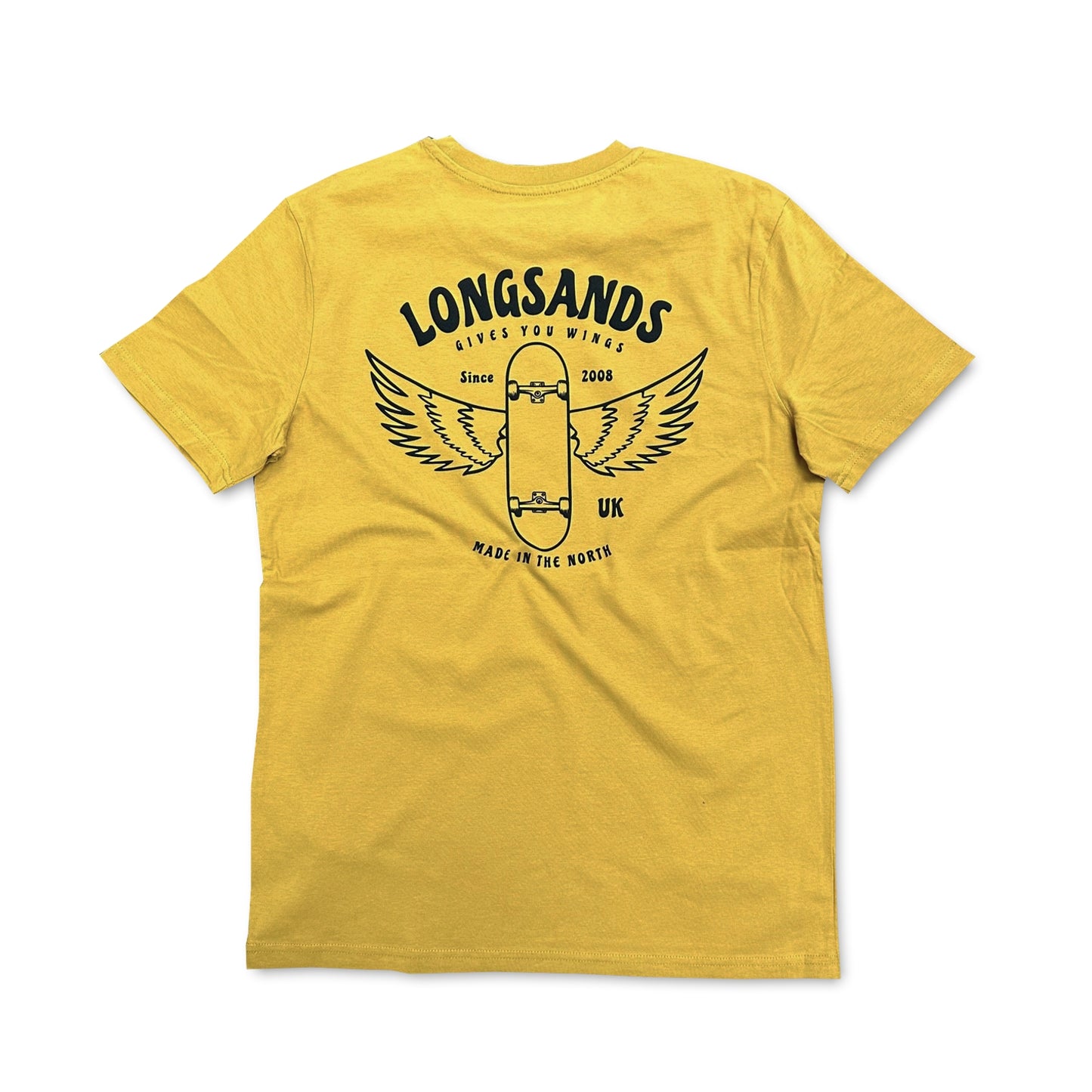 Wings Eco Tee - Mustard