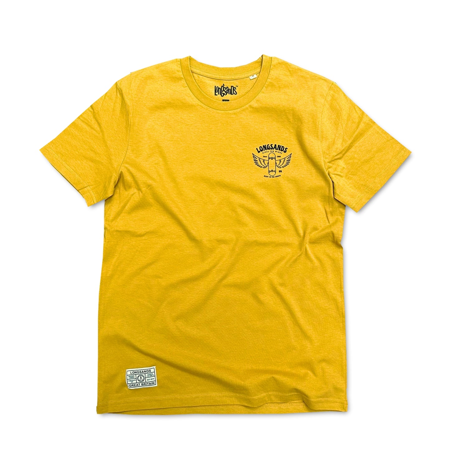Wings Eco Tee - Mustard