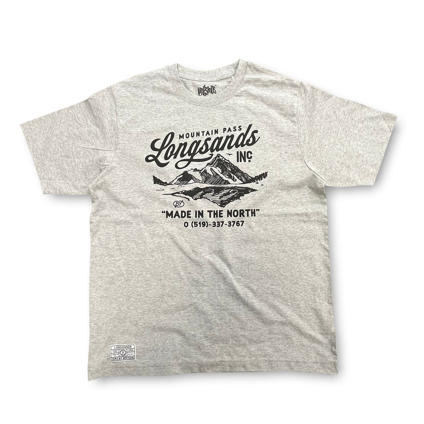 Mountain Pass HeavyEco Tee - Ash