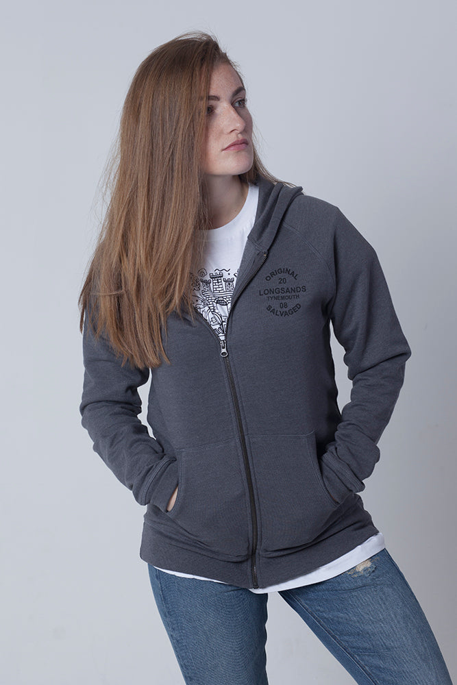 Original Salvaged Zip Hood