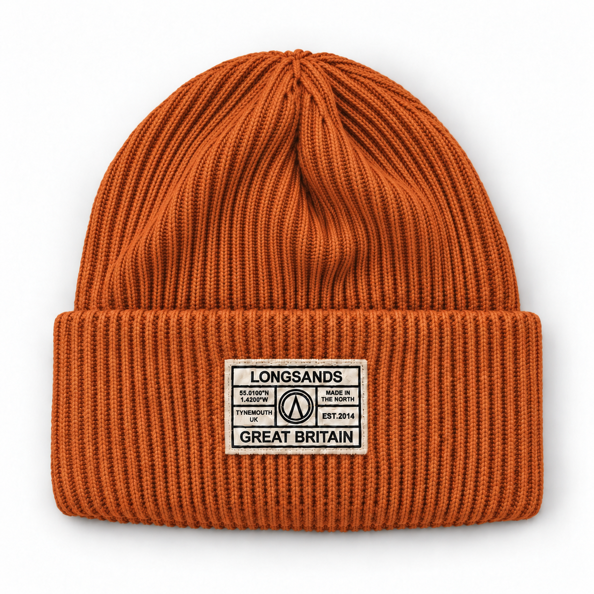 Deep-Cuff Rib Beanie - Spice