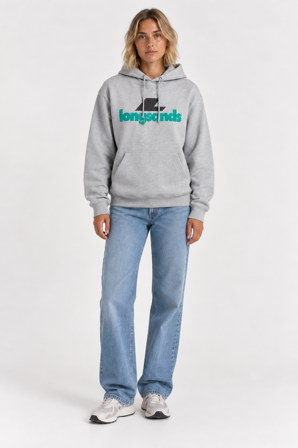Sporty Hood - Heather Grey