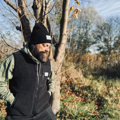Alpine Fleece Gilet - Black