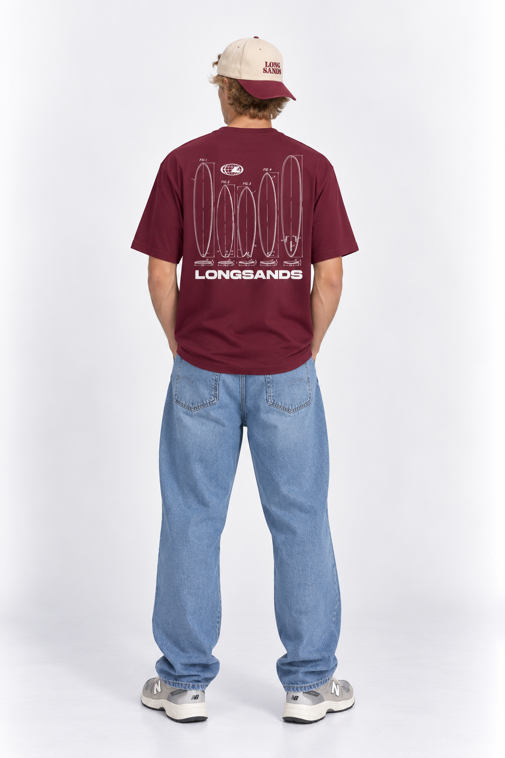 Board Tee - Burgundy