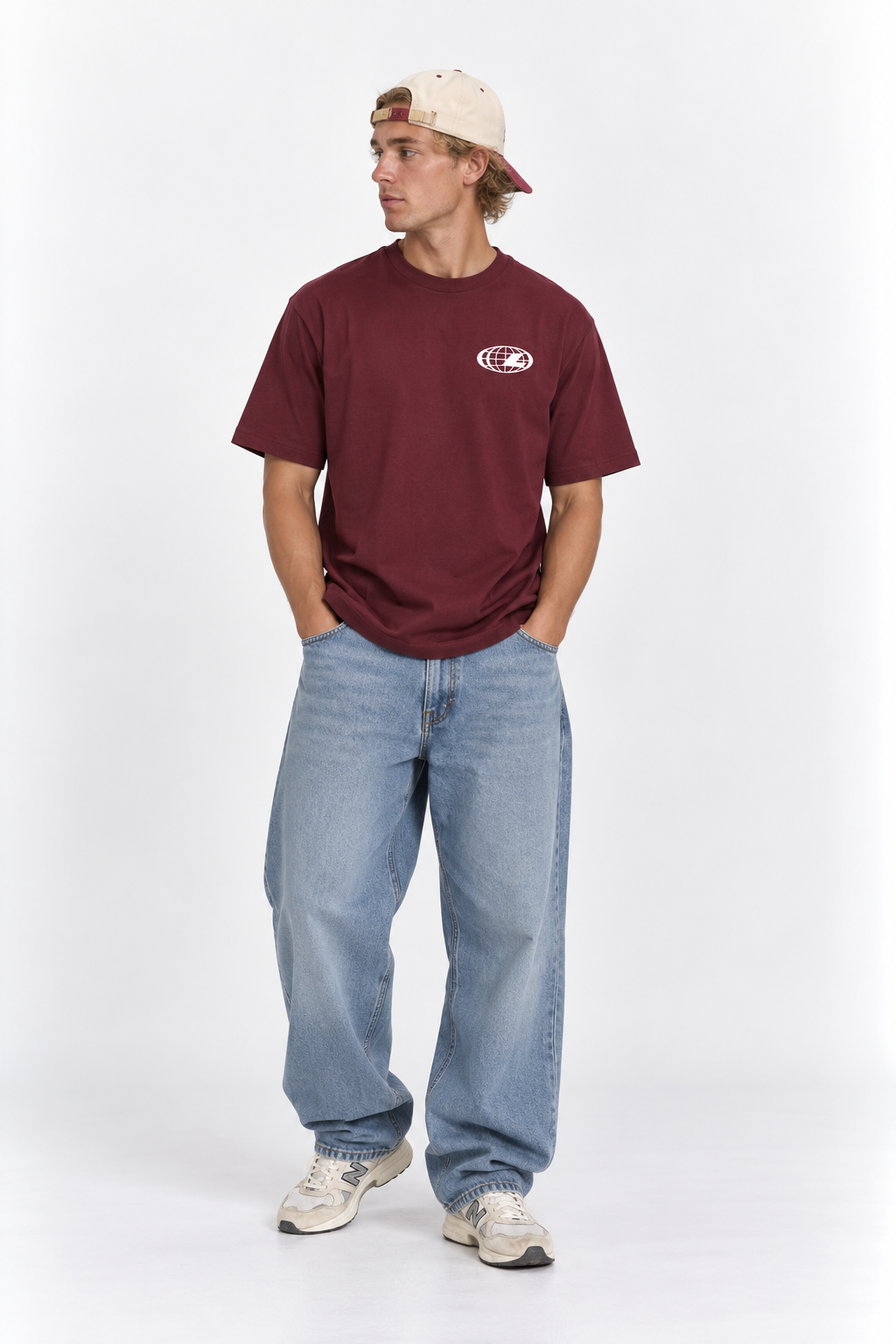 Board Tee - Burgundy