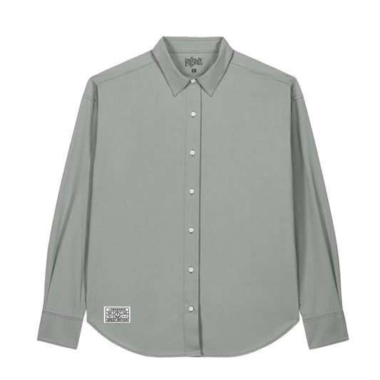 Tag Dye-Wash Twill Shirt