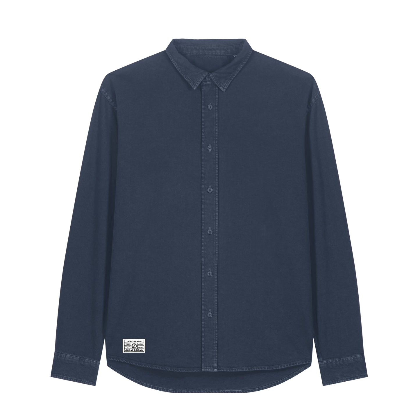 Tag Dye-Wash Twill Shirt