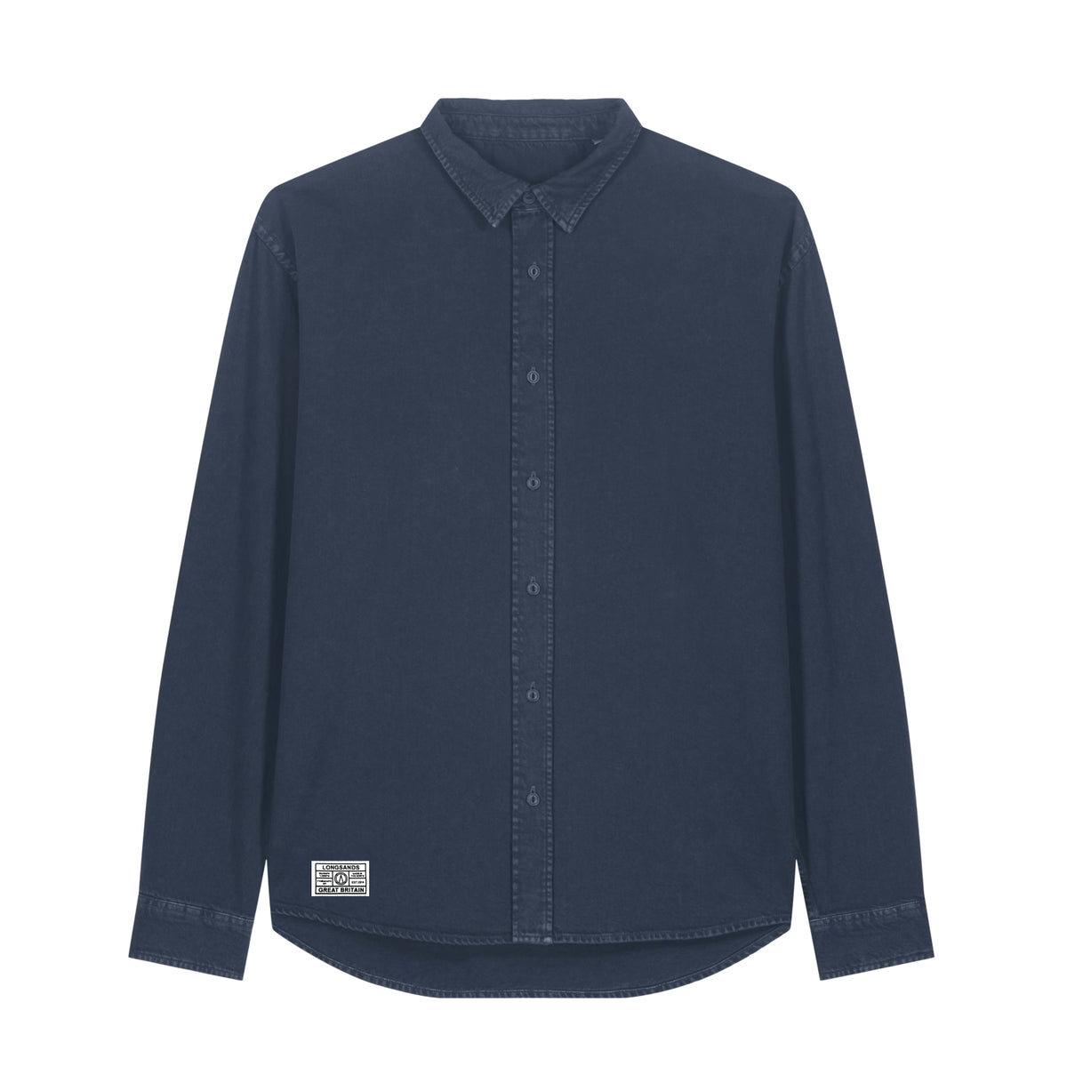 Tag Dye-Wash Twill Shirt