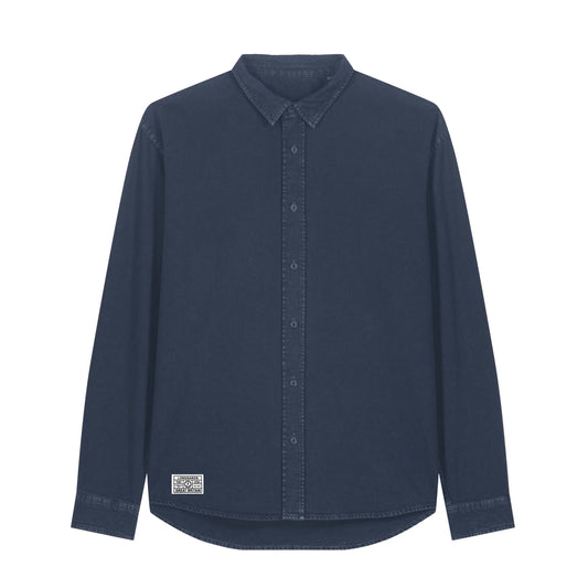 Tag Dye-Wash Twill Shirt