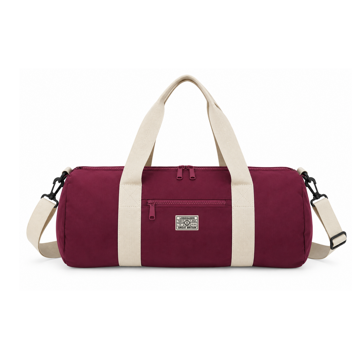 Essential Barrel Bag - Burgundy