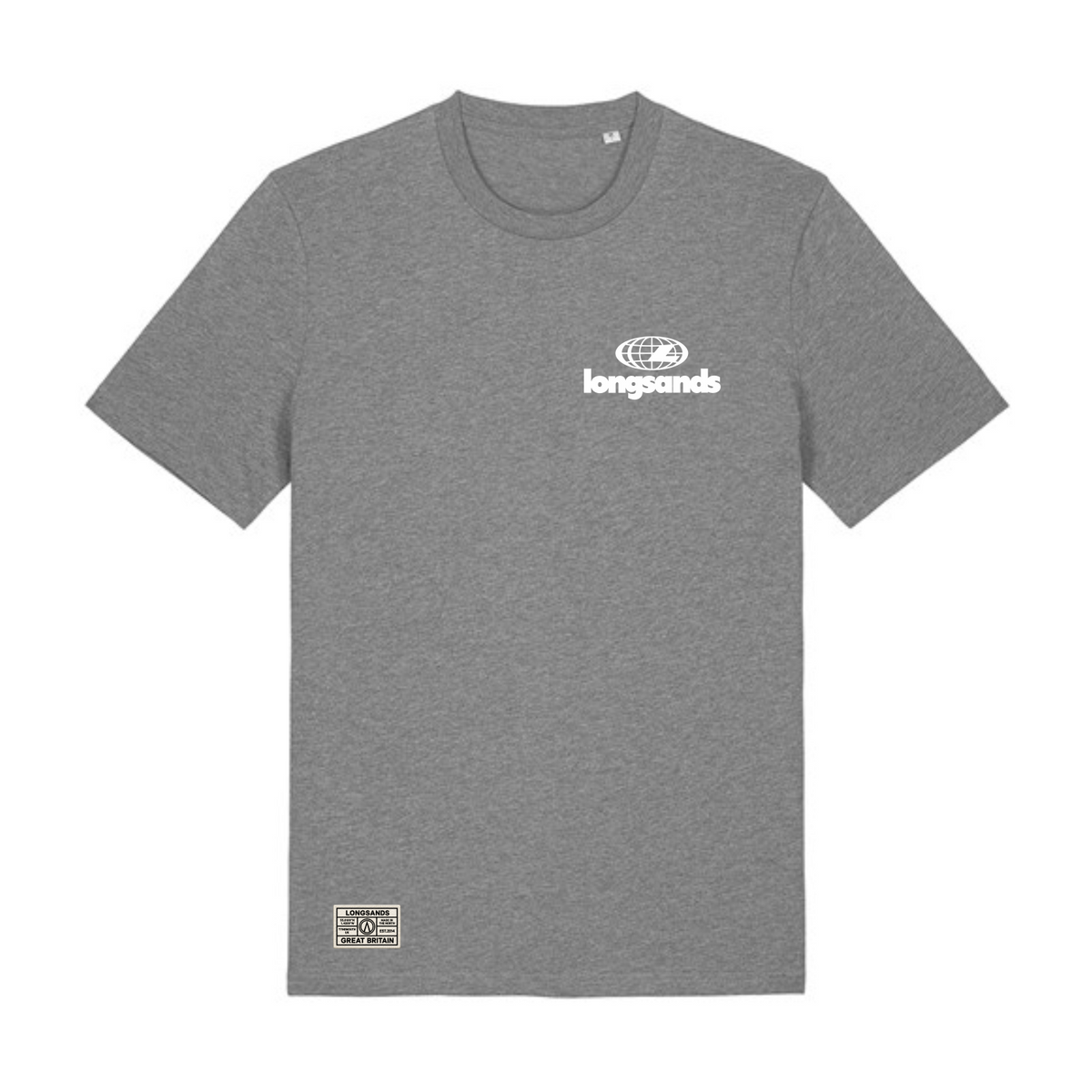 Globe Tee - Mid-Grey