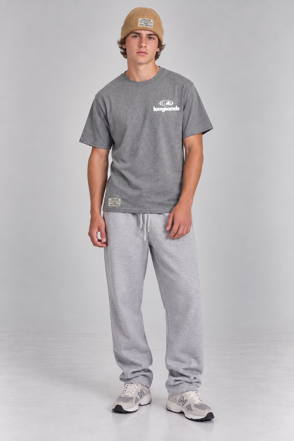 Globe Tee - Mid-Grey
