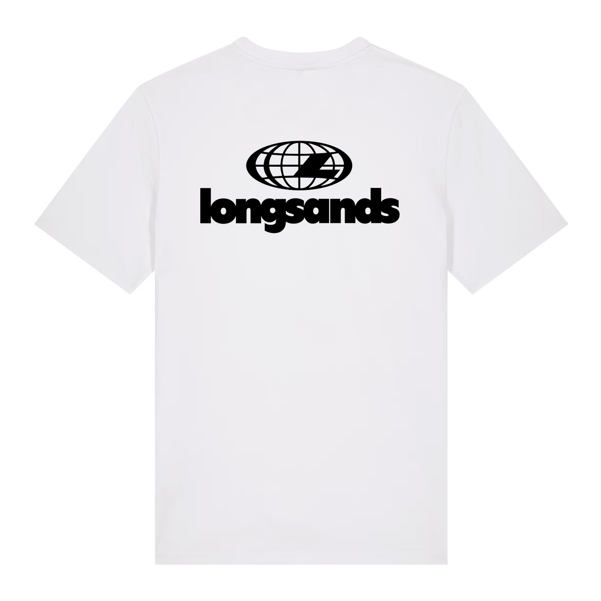 Globe Tee - White
