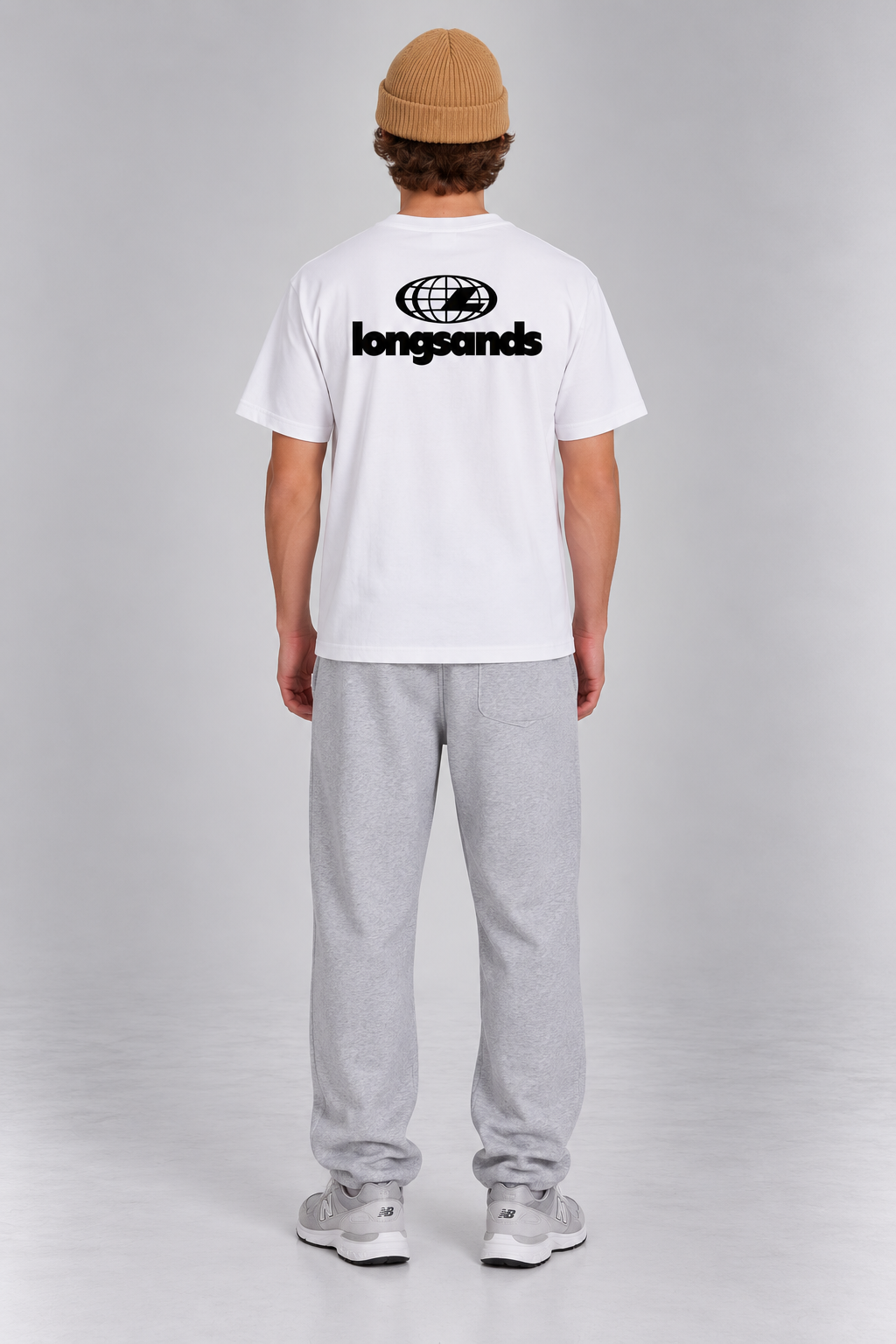 Globe Tee - White