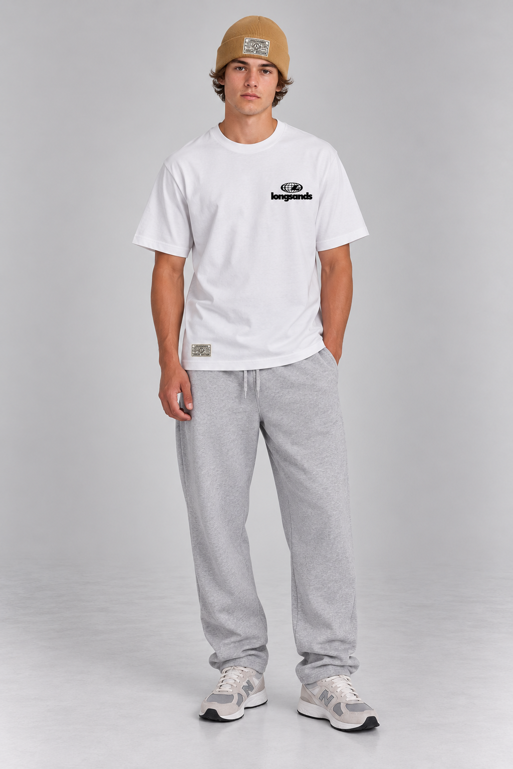Globe Tee - White
