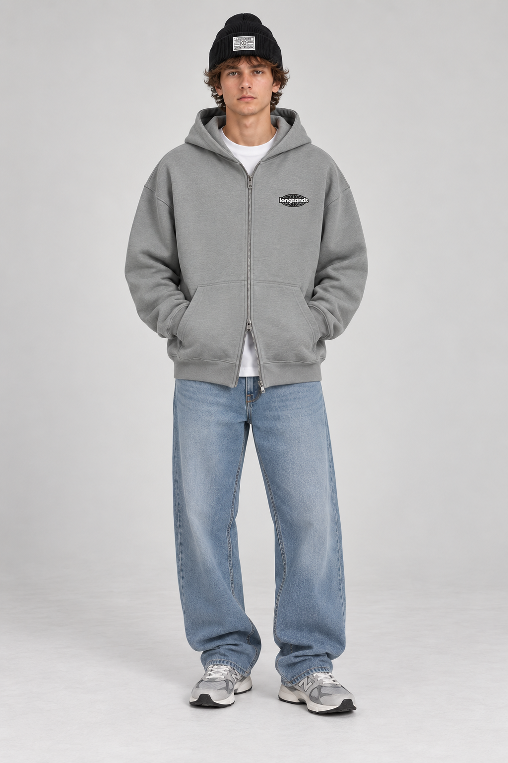 Globe DZip OS Hood - Grey