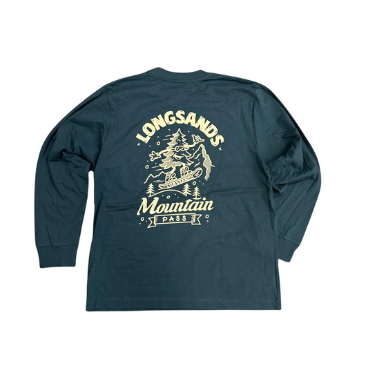 Mountain Pass - Heavy Eco Longsleeve Tee