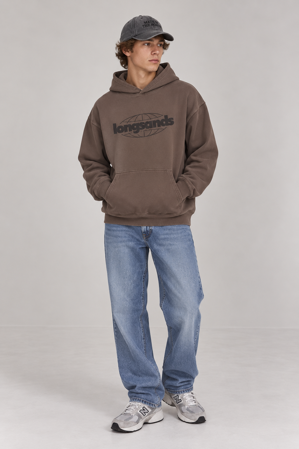 Rust Relaxed Vintage Eco-Hood - Mocha