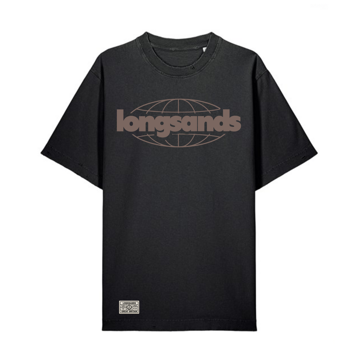 Rust Vintage Tee - Black