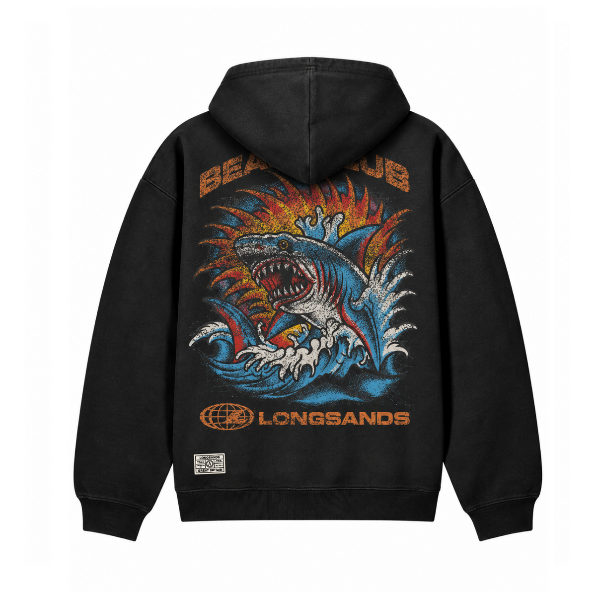 Sharky Relaxed Vintage Eco-Hood