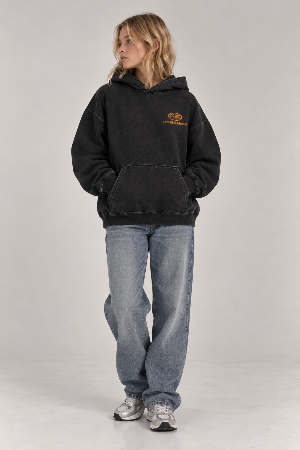 Sharky Relaxed Vintage Eco-Hood