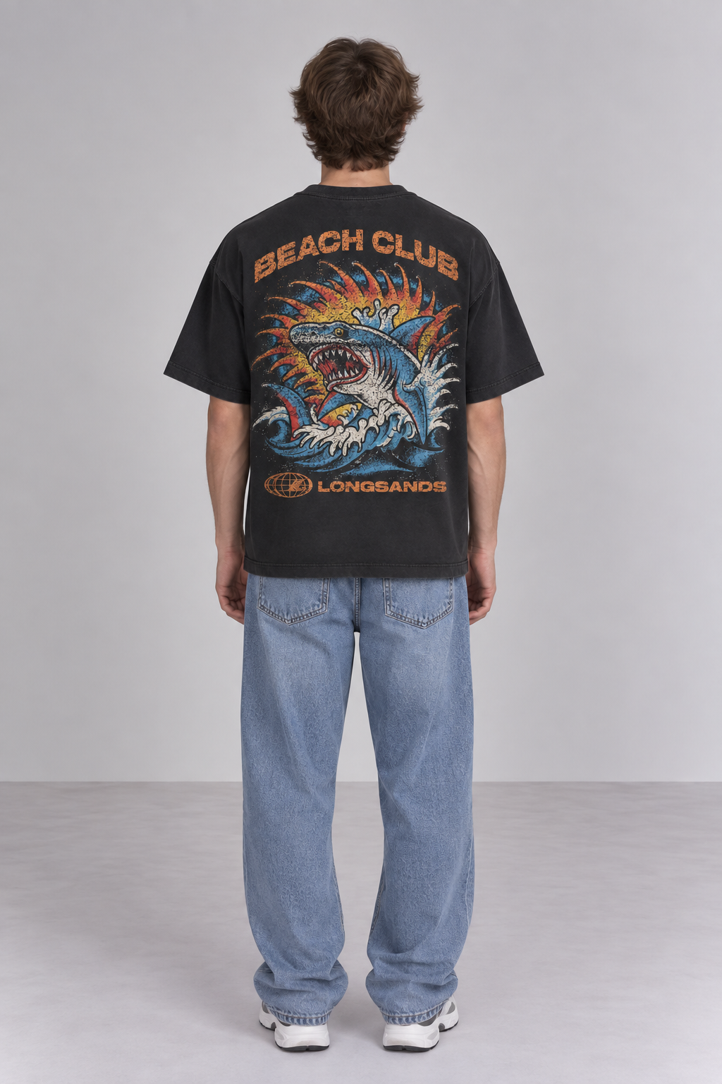 Sharky Vintage Tee - Black