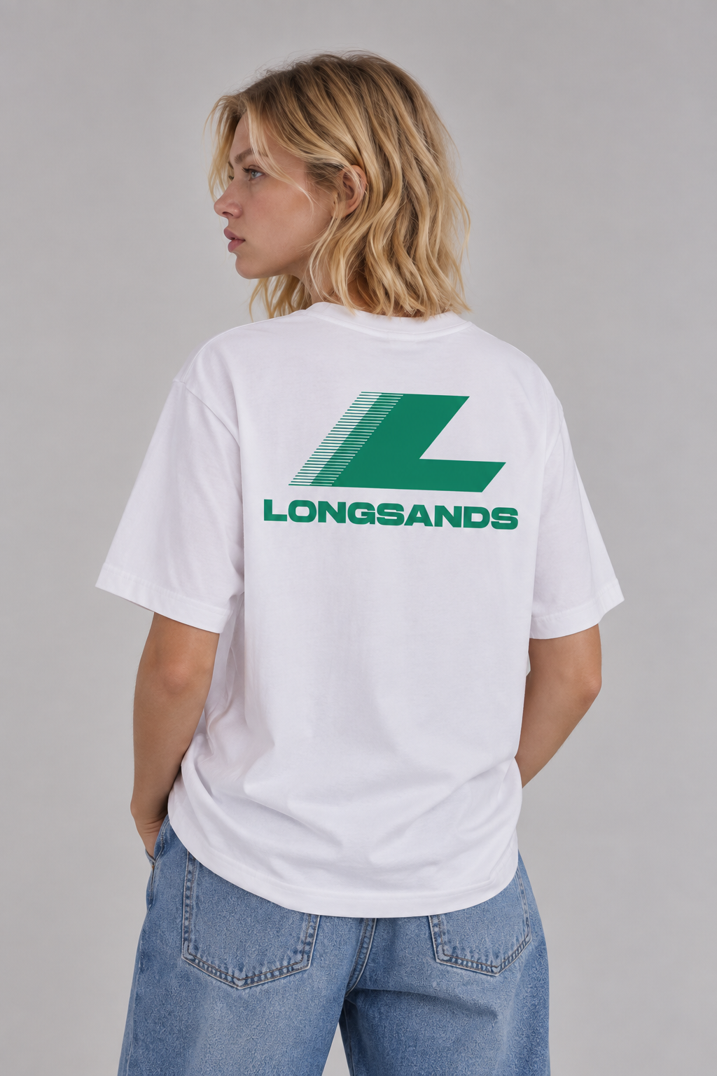 Sporty Alt Tee - White
