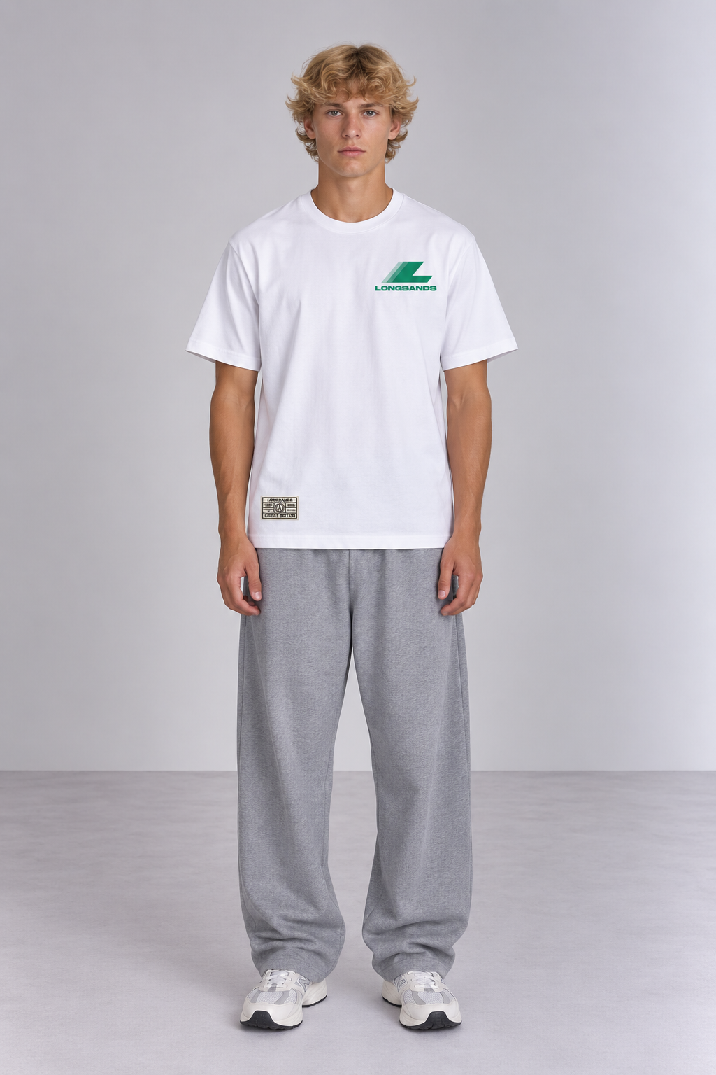 Sporty Alt Tee - White