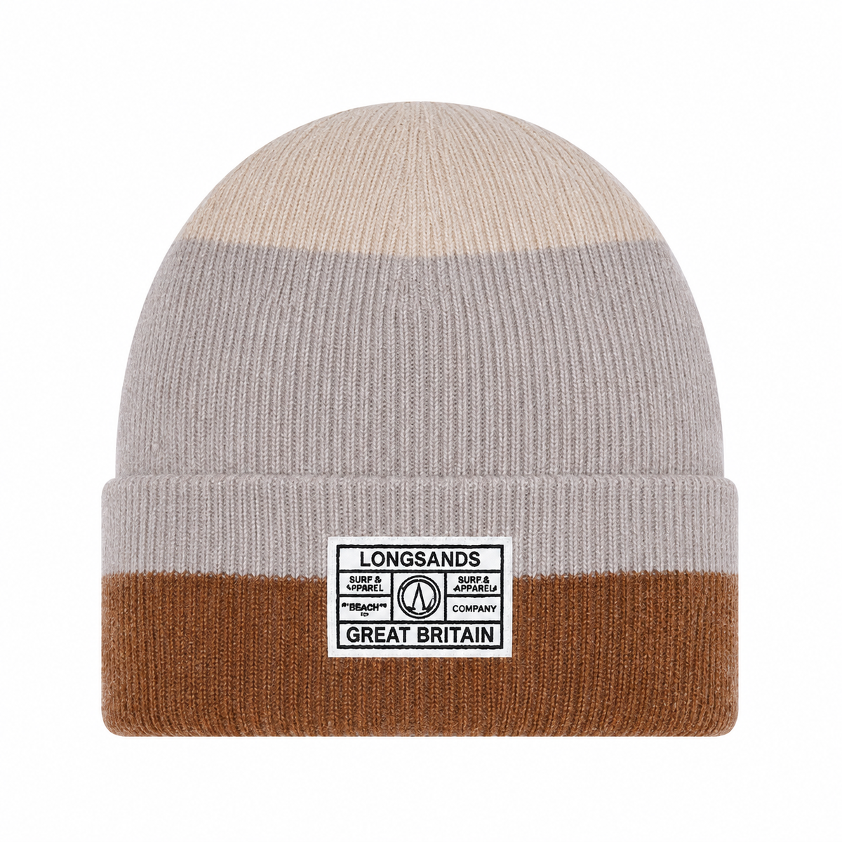 Wave Beanie - GreyRust