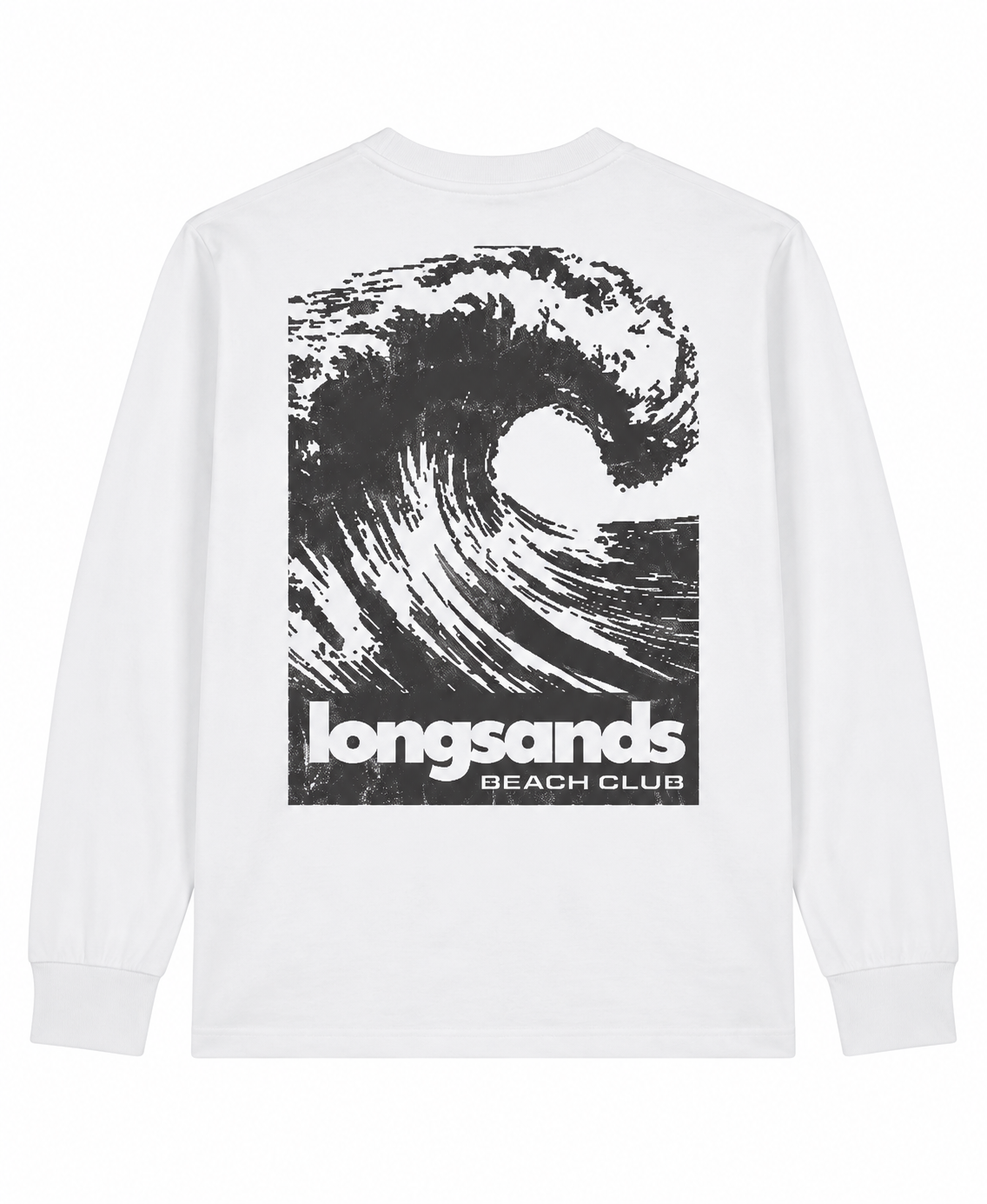 Wave Eco-Longsleeve - White