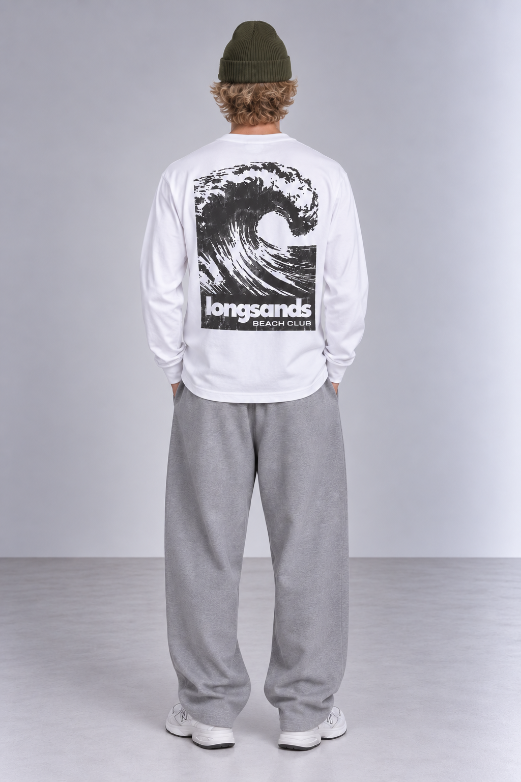 Wave Eco-Longsleeve - White