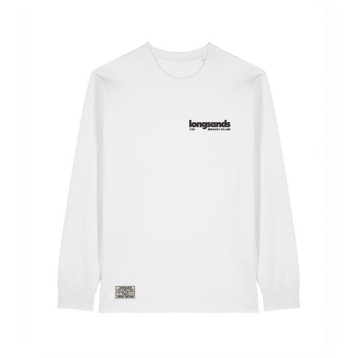 Wave Eco-Longsleeve - White