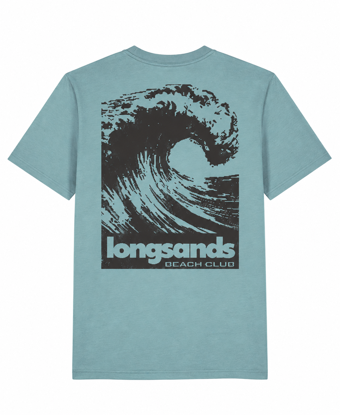 Wave Tee - Pebble
