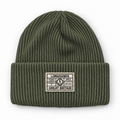 Deep-Cuff Rib Beanie - Olive