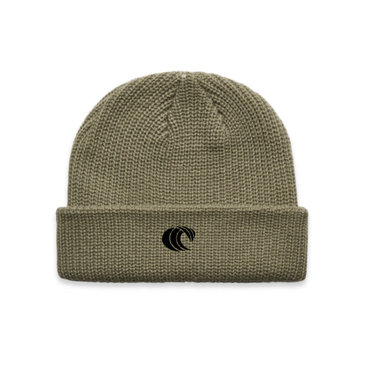 Wave Cable Knit Beanie
