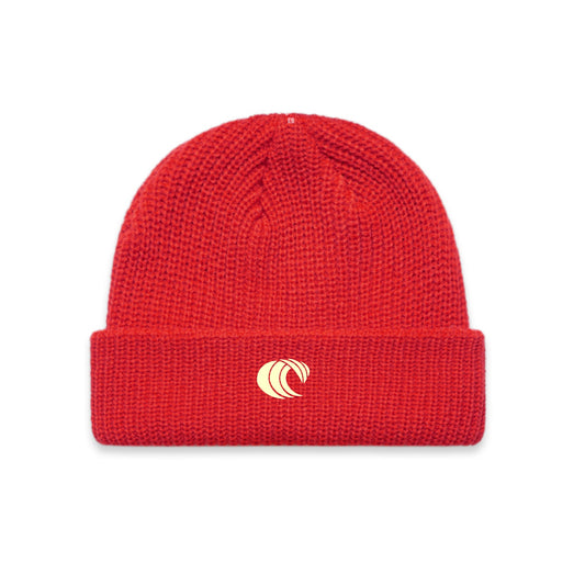 Wave Cable Knit Beanie