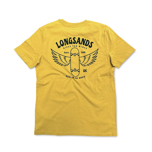 Wings Eco Tee - Mustard