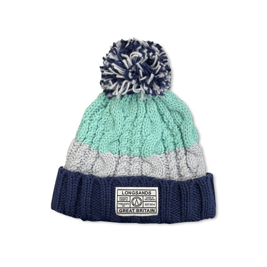 Kids Wooler Beanie - Ocean Wave