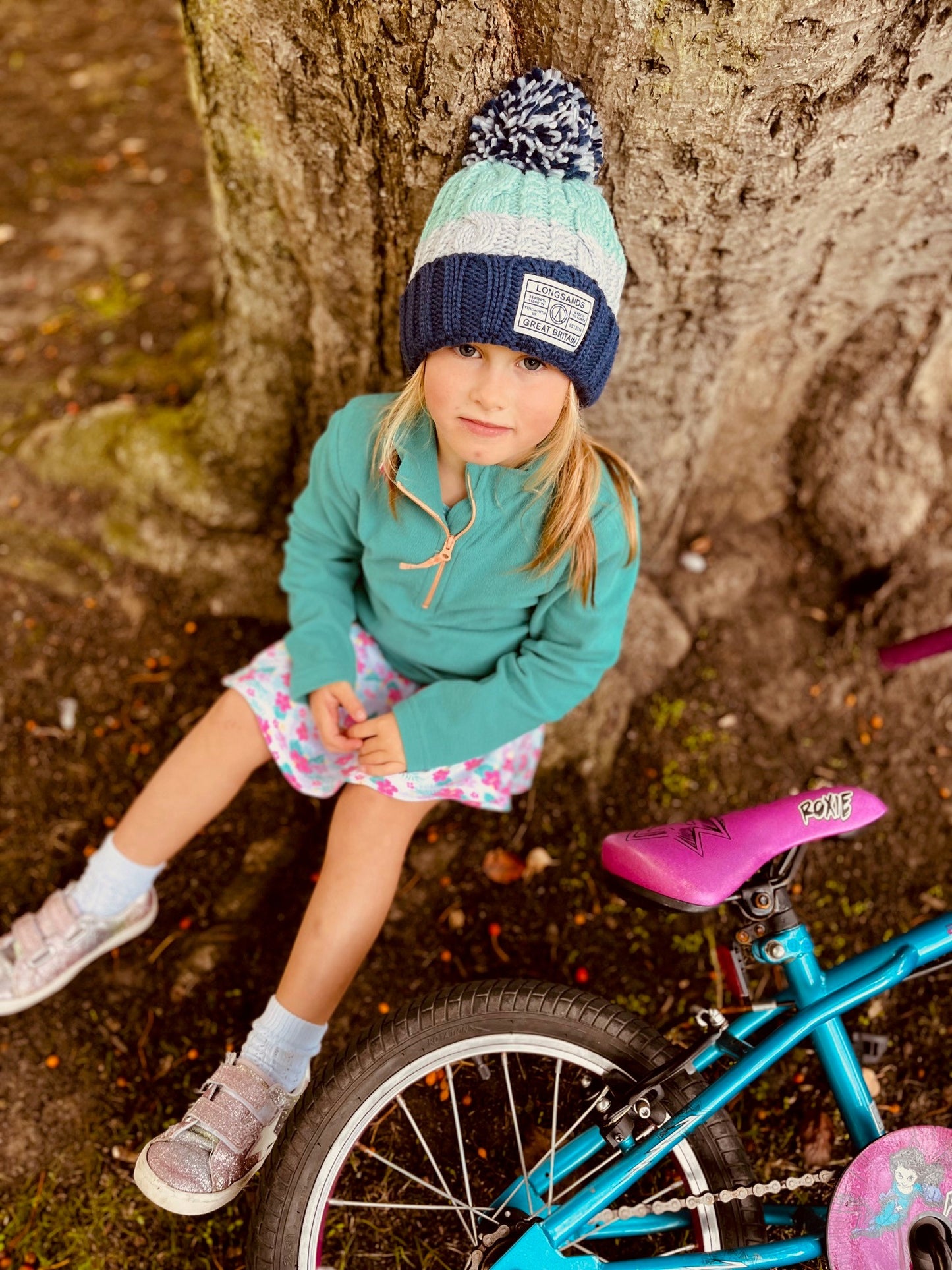 Kids Wooler Beanie - Ocean Wave